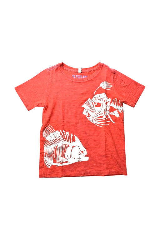 A Red Short Sleeve T Shirts from Joules in size 6T for boy. (Front View)