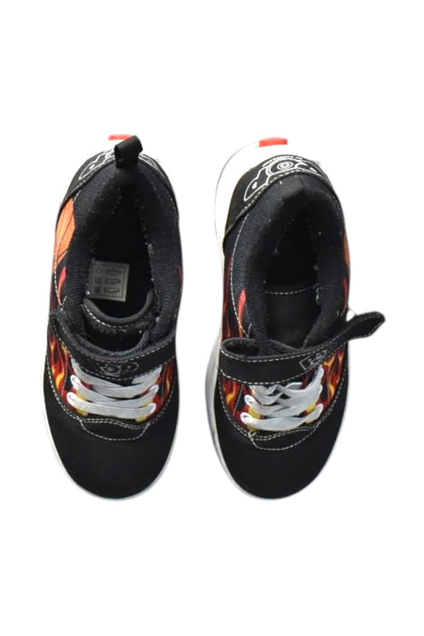 A Black Sneakers from Heelys in size 7Y for boy. (Back View)