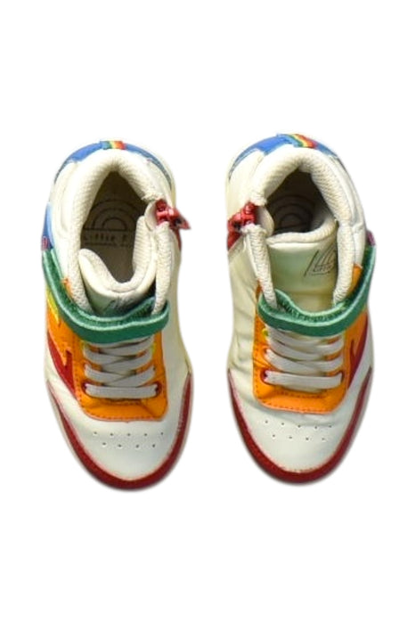 A Multicolour Sneakers from Little Bird in size 6T for boy. (Back View)