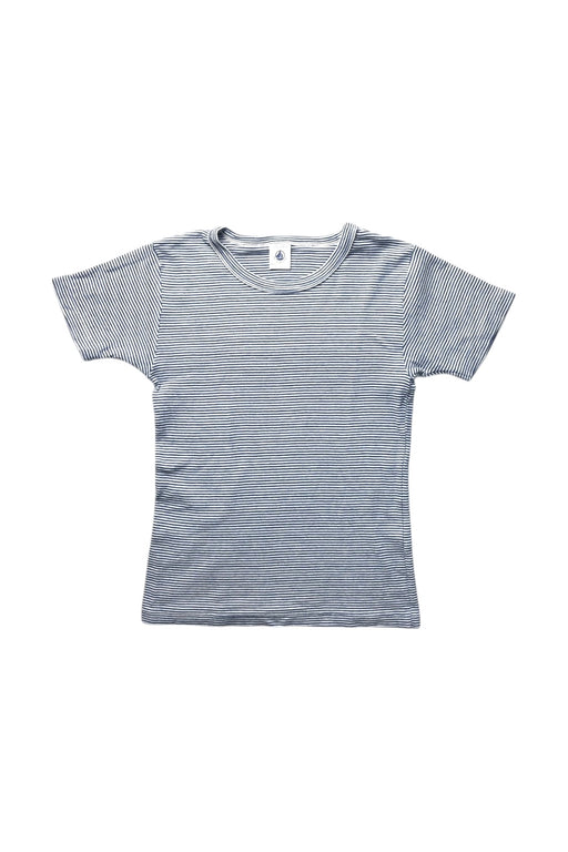 A Blue Short Sleeve T Shirts from Petit Bateau in size 8Y for boy. (Front View)