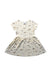 A Ivory Short Sleeve Dresses from Petit Bateau in size 4T for girl. (Front View)