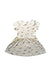 A Ivory Short Sleeve Dresses from Petit Bateau in size 4T for girl. (Back View)