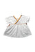 A White Short Sleeve Dresses from Chateau de Sable in size 18-24M for girl. (Back View)