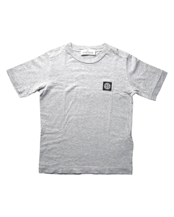 A Grey Short Sleeve T Shirts from Stone Island in size 8Y for boy. (Front View)