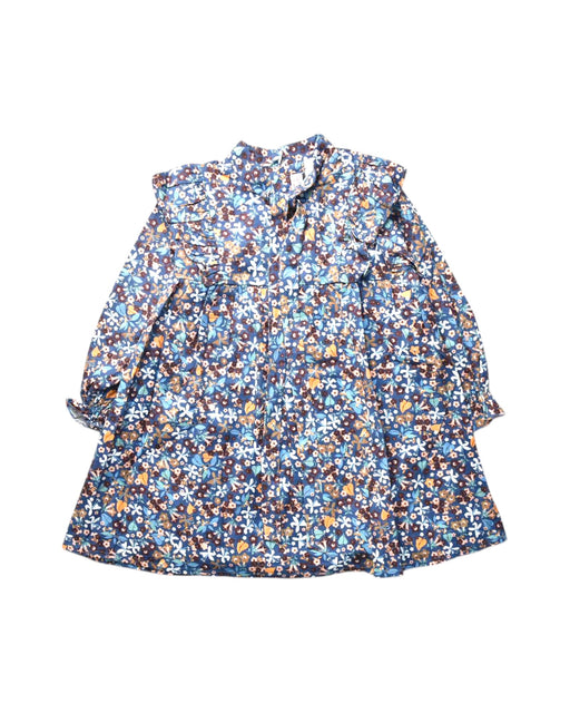 A Multicolour Long Sleeve Dresses from La Coqueta in size 3T for girl. (Front View)