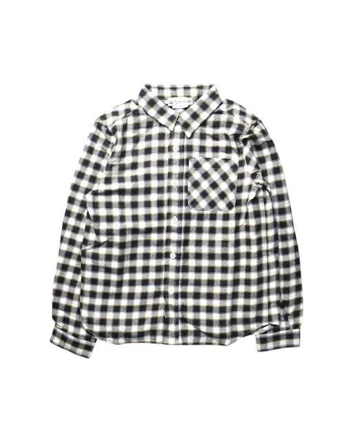 A Black Long Sleeve Shirts from Bonpoint in size 8Y for boy. (Front View)