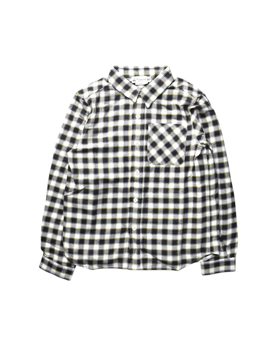 A Black Long Sleeve Shirts from Bonpoint in size 8Y for boy. (Front View)