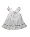 A White Sleeveless Dresses from La Coqueta in size 2T for girl. (Front View)