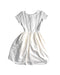 A White Short Sleeve Dresses from Polo Ralph Lauren in size 7Y for girl. (Front View)