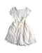 A White Short Sleeve Dresses from Polo Ralph Lauren in size 7Y for girl. (Back View)