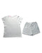 A White Shorts Sets from Petit Bateau in size 8Y for girl. (Back View)
