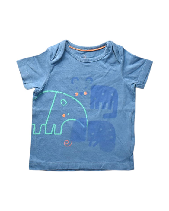 A Blue Short Sleeve T Shirts from Mothercare in size 6-12M for boy. (Front View)