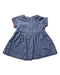 A Blue Short Sleeve Dresses from Tommy Hilfiger in size 0-3M for girl. (Back View)