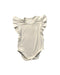 A Beige Sleeveless Bodysuits from Raph and Remy in size 0-3M for girl. (Front View)