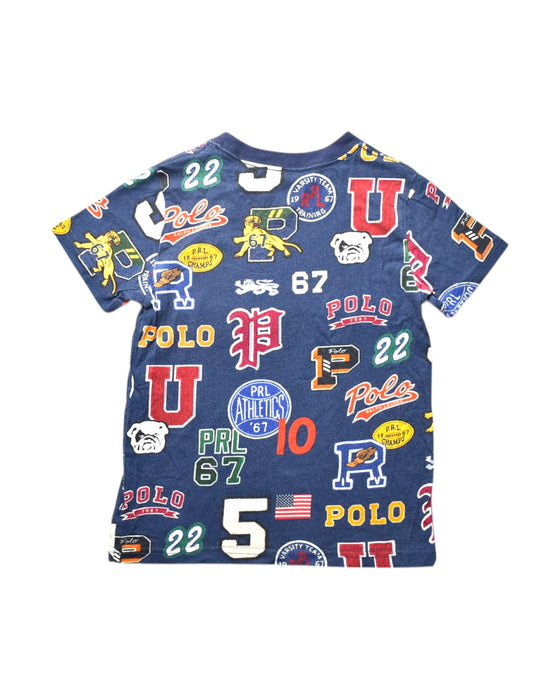 A Multicolour Short Sleeve T Shirts from Polo Ralph Lauren in size 5T for boy. (Back View)