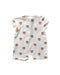 A White Short Sleeve Rompers from Seed in size Newborn for girl. (Back View)