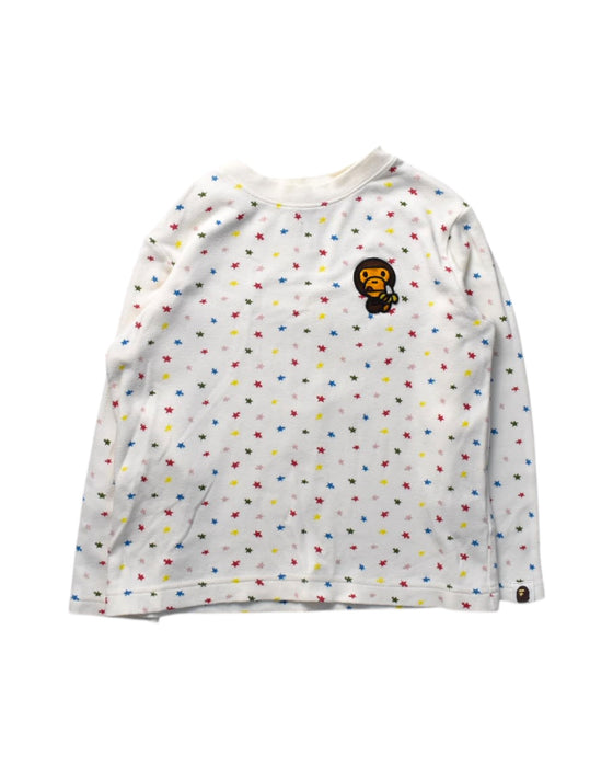 A Multicolour Long Sleeve T Shirts from BAPE KIDS in size 2T for girl. (Front View)