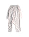 A White Onesies from Petit Bateau in size 12-18M for girl. (Front View)