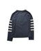 A Navy Long Sleeve Tops from Junior Gaultier in size 4T for girl. (Back View)