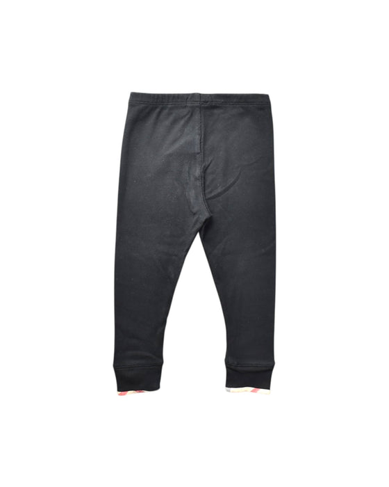 A Black Leggings from Burberry in size 12-18M for girl. (Back View)