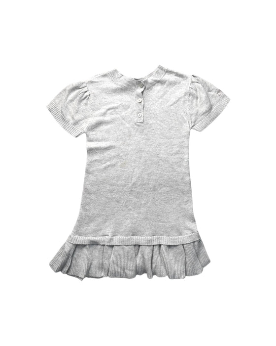 A Grey Sweater Dresses from DKNY in size 2T for girl. (Front View)