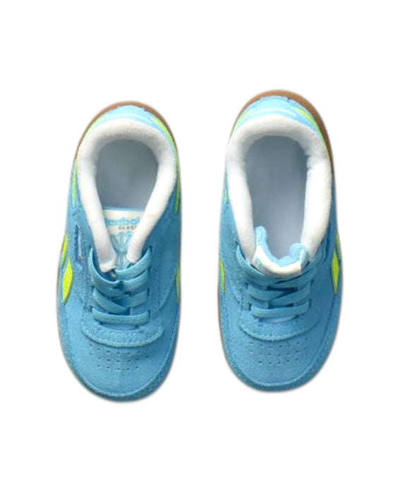 A Blue Sneakers from Reebok in size 18-24M for boy. (Back View)