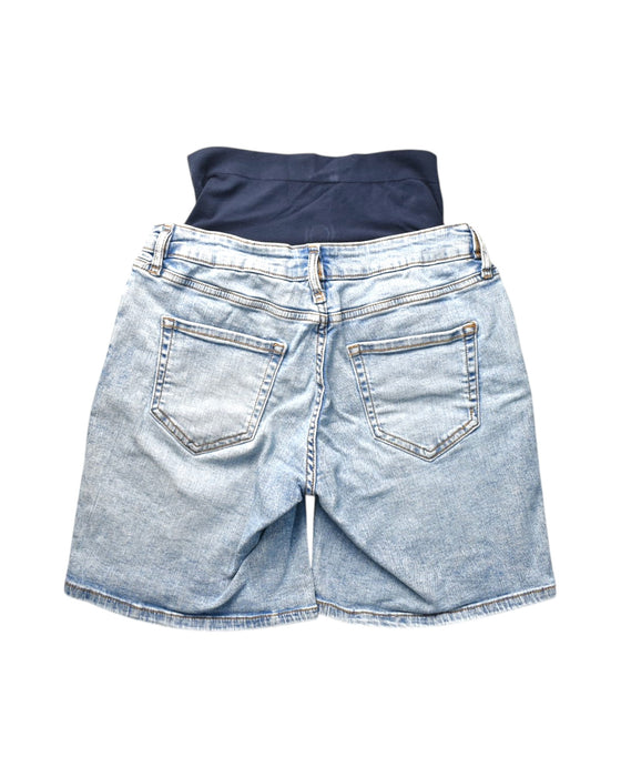 A Blue Shorts from Seraphine in size Maternity-XS for maternity. (Back View)