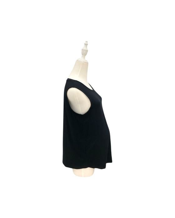 A Black Sleeveless Tops from Kindred Bravely in size Maternity-S for maternity. (Back View)