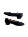 A Black Dress Shoes from Bloch in size 13Y for girl. (Back View)