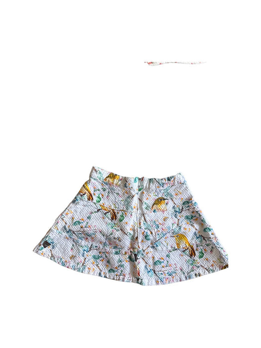 A White Short Skirts from Gingersnaps in size 4T for girl. (Back View)