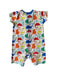 A White Short Sleeve Rompers from Mothercare in size 6-12M for boy. (Back View)