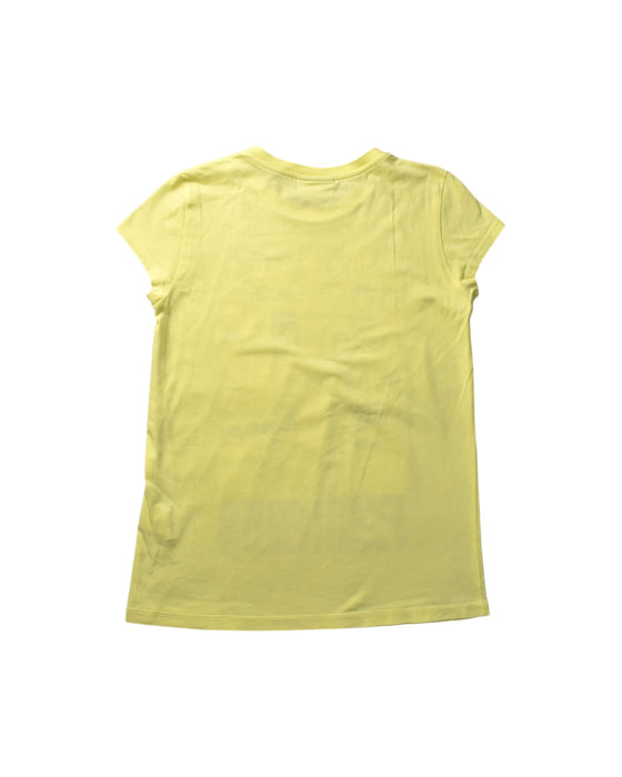 A Yellow Short Sleeve T Shirts from Fendi in size 10Y for girl. (Back View)