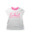 A White Short Sleeve T Shirts from Fendi in size 10Y for girl. (Front View)