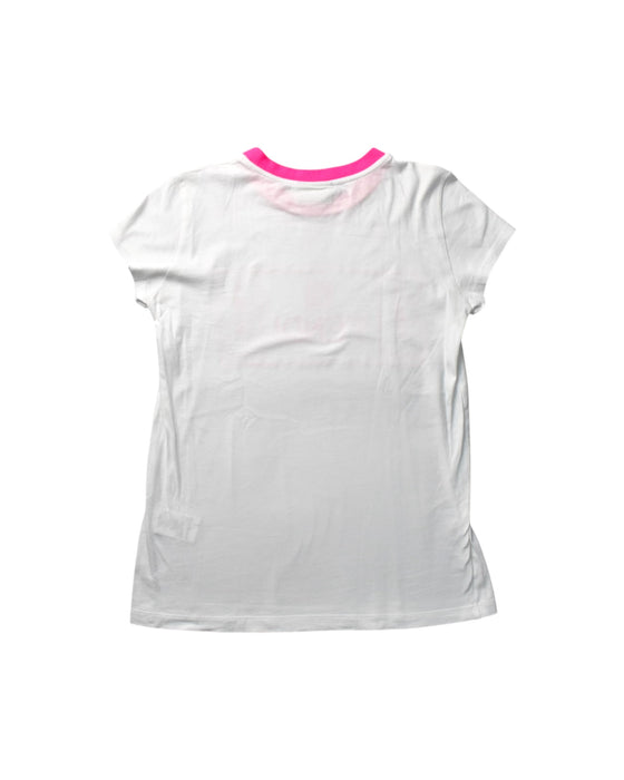 A White Short Sleeve T Shirts from Fendi in size 10Y for girl. (Back View)