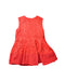 A Red Sleeveless Dresses from Carolina Herrera in size 10Y for girl. (Back View)