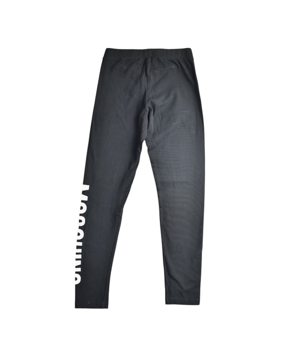 A Black Leggings from Moschino in size 10Y for girl. (Back View)