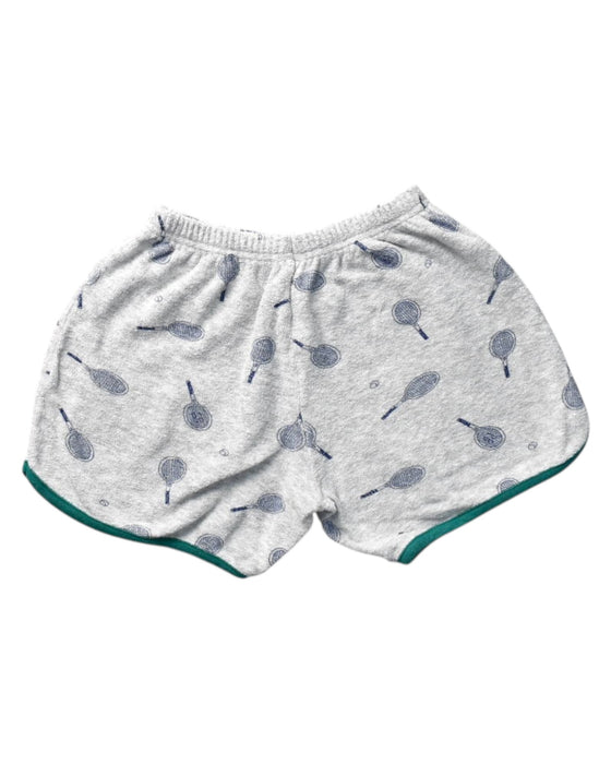 A Grey Shorts from Petit Bateau in size 8Y for boy. (Back View)