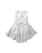 A White Sleeveless Dresses from bloomB in size 12-18M for girl. (Back View)