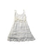 A White Sleeveless Dresses from bloomB in size 12-18M for girl. (Back View)