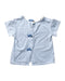 A White Short Sleeve Tops from Chateau de Sable in size 4T for girl. (Back View)