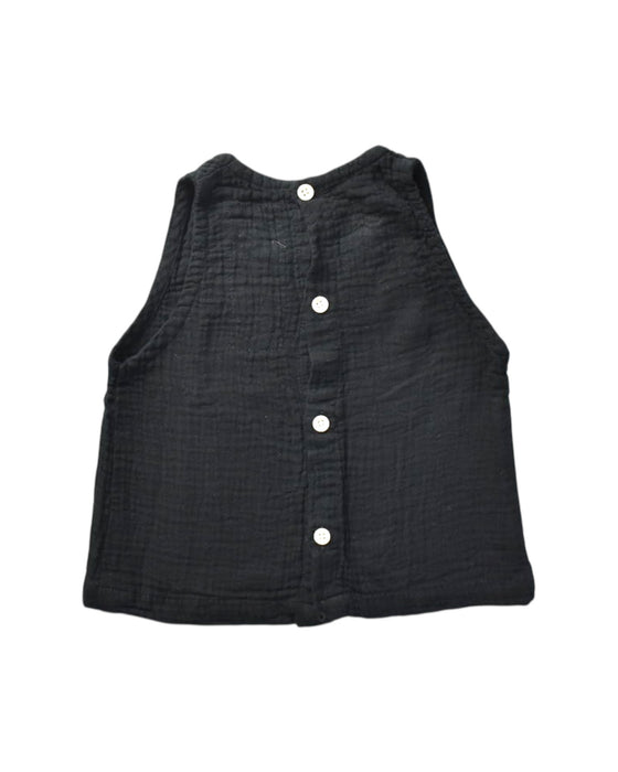 A Black Sleeveless Tops from Duxton Kids in size 5T for girl. (Back View)