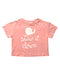 A Pink Short Sleeve T Shirts from Gingersnaps in size 6T for girl. (Front View)
