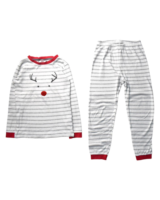 A Red Pyjama Sets from The Little White Company in size 5T for boy. (Front View)