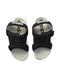 A Black Sandals from Adidas in size 4T for boy. (Back View)