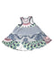 A Multicolour Sleeveless Dresses from Desigual in size 3T for girl. (Back View)