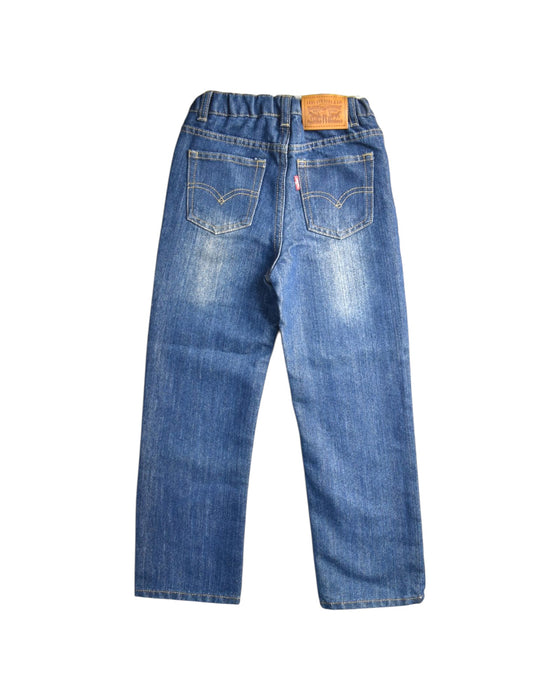 A Blue Jeans from Levi's in size 6T for boy. (Back View)