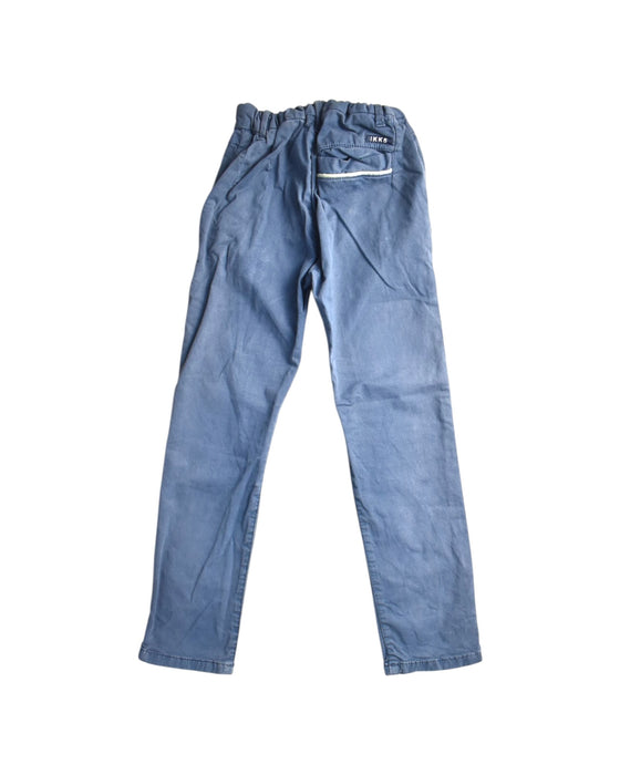 A Blue Casual Pants from IKKS in size 7Y for boy. (Back View)