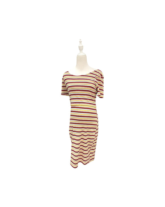 A Multicolour Short Sleeve Dresses from Dear in size Maternity-S for maternity. (Front View)