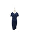 A Navy Short Sleeve Dresses from Annee Matthew in size Maternity-XS for maternity. (Front View)