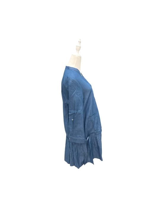 A Blue Long Sleeve Dresses from Jump Eat Cry in size Maternity-S for maternity. (Back View)